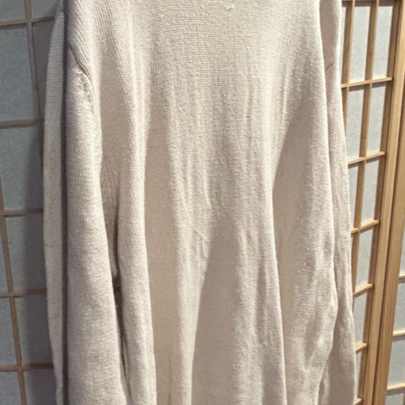 Liberty Blues Men's Cream Turtleneck Sweater - Picture 4 of 9